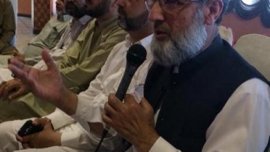 Shamas Ur Rehman Sawati holds press conference in Gujar Khan