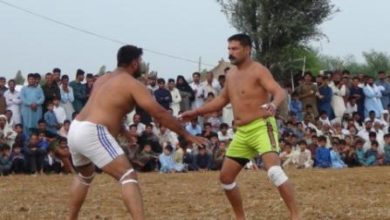 Kabbadi match held at Narali mela