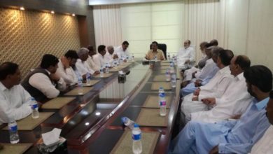 R Jajved Ikhlas held meeting with all the chairmen of Tehsil Gujarkhan