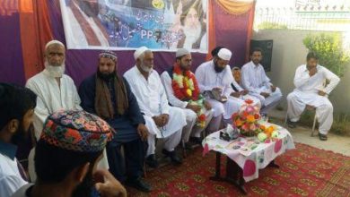 Kallar Syedan; Hafiz Mansoor holds election meeting in Palal Syedan