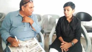 Kallar Syedan; Salar Islam, 12 along with sister to campaign for his father