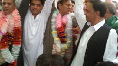 PTI election office inauguration ceremony in Sir sooba shah
