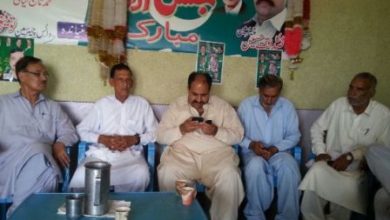 PML-N Hold public meeting in Sir sooba shah