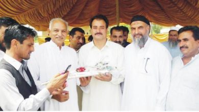 Raja Saeed Ahmed of Gharrait met MNA Sadaqat Ali Abbassi