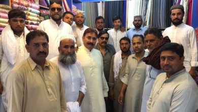 Inauguration ceremony of cloth shop opened by Raja Arshad of Dhok Rajgaan, Sahot Baghyal