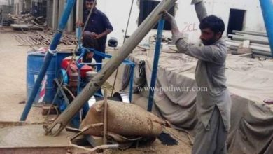 AJK; Ch Akram donates 9 lakh rps for water boring at Madrassa in village Sasral