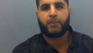 London; Idrees Riaz, from High Wycombe, jailed for three years on drugs offences
