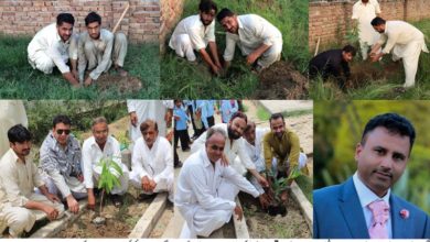 London; M Naheed Bhatti donates 200 tree plantaion in in Narali