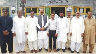 Teachers union officials meet with MPA Raja Sagheer Teachers union officials meet with MPA Raja Sagheer