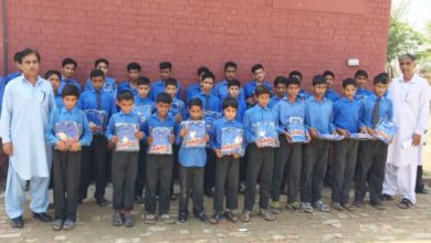 Maa ji trust donates uniforms at high school Bhadana Maa ji trust donates uniforms at high school Bhadana