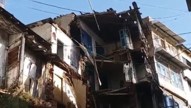 Four storey building collapses in Muree