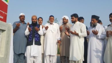 پیکاں جامع مسجد کے سنگ بنیاد رکھنے کی تقریب……Inauguration ceremony of Jammia Masjid in Kallar Syedan