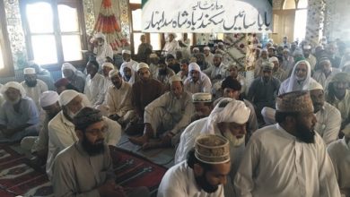 Kallar Syedan; Ch M Azram donates land and 10 Lakh rps for Baba Sain Sikander shrine