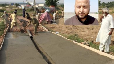 Gujar Khan; British Pakistani Raja Mahmood Ul Hassan constructs road from own pocket in Rattala