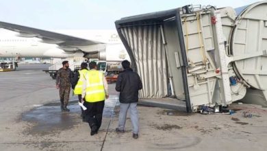 Rawalpindi; Airplane bridge collapses at Islamabad International Airport