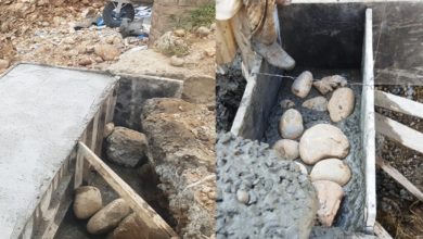 Dadyal, AJK; Allegation of low standard material used on Bhalot Chauk bridge