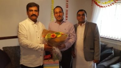 Ch Safdar Hussain meets with Ch Mazamal Hussain of Bewal in Birmingham Ch Safdar Hussain meets with Ch Mazamal Hussain of Bewal in Birmingham
