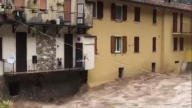 Italy; Heavy rainfall for past three days causing havoc Italy; Heavy rainfall for past three days causing havoc