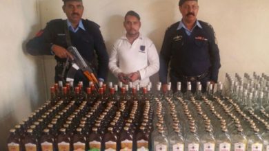 Rawalpindi; Rawat Police raids criminals and seize thousand bottles of liquor worth millions of rupees