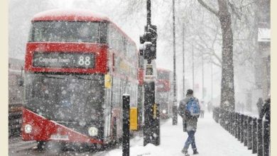 London; Snow and Ice Warnings Issued Across the UK as Travel Disruption Expected