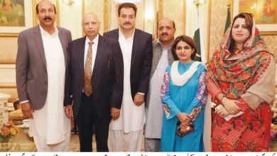 Kahuta; Governor Punjab Ch M Sarwar meets with MNA Sadaqat Ali Abbassi and MPA Raja Sagheer Ahmed