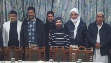 Chakswari, AJK; Reception held for Haji Raja Gulbaz Khan and M Zubair Gohar in Domal