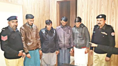 Dadyal, AJK; International drug smuggling to UK gang arrested in Dadyal