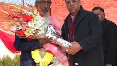 Kallar Syedan; Master Raja Akhtar Ul Zaman retires at village Nambal school