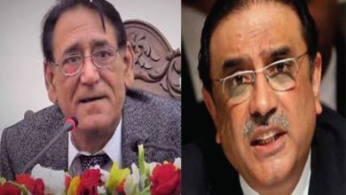 Gujar Khan; Asif Zardari visits Proffessor Rafiq Akhtar farm house in village Gul Paira on GT road