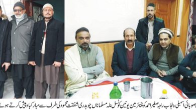 Kahuta; MPA Raja Sagheer Ahmed congratulated by Ch Shafqat Mahmood of UC Nala Musalmana