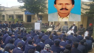 Chakswari, AJK; Deputy head teacher Government high school, Chakswari Raja Mohammad Yousif retires