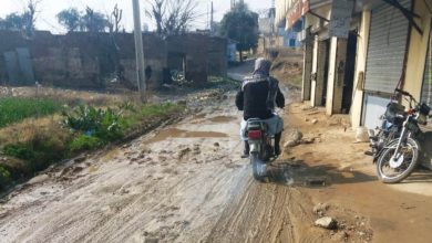 Gujar Khan; Rich area of Bewal where public are made to walk and drive through mud bath road
