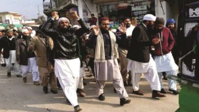 Kallar Syedan; Tehreek e Labbaik supporters take out public rally in Sir sooba shah without police knowledge