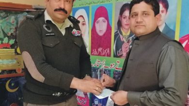 Kallar Syedan; Parvez Iqbal awarded by Patrolling highway officials