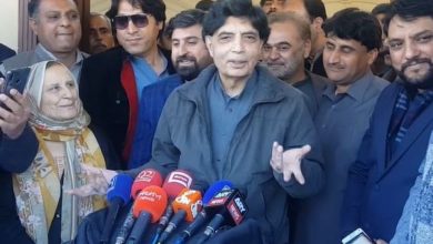 Kallar Syedan; Ex Interior Minister Ch Nisar Ali Khan addresses in village Harka, Rawat