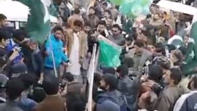 Public Rally in Shah Bagh, Kallar Seydan in regards to Pak-India situtaion