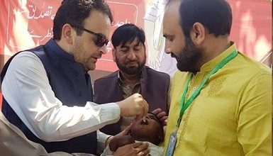 Kahuta; Polio campaign starts nomads place on Kotli link road by assistant commissioner