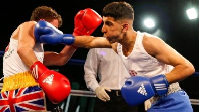 Stoke on Trent, UK; Shabaz Masood of Morra Bhuttian wins 3rd Professional boxing fight