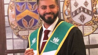 London; Raja Aneel Hassan Liaqut of village Takal achieves International Law degree