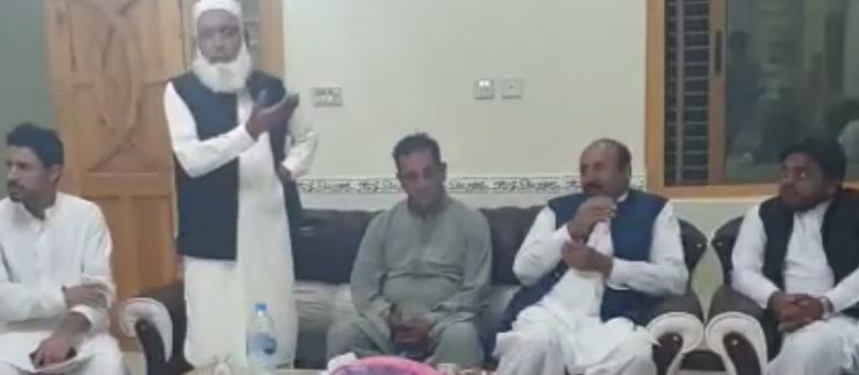 Sangni; Iftari reception held at the residence of Subaidar Haji Ch M Yaqoob in village Rajam