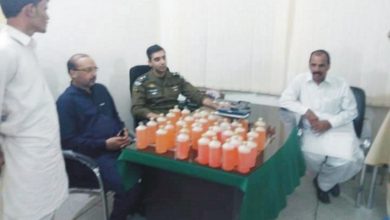 Kahuta; Shakil Ahmed of village Sanghot Sattian, Hotla arrested in possession of alcohol