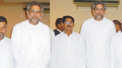 Kahuta; Ex PM Shahid Khaqan Abbassi Meets with Raja Gulzar Ahmed