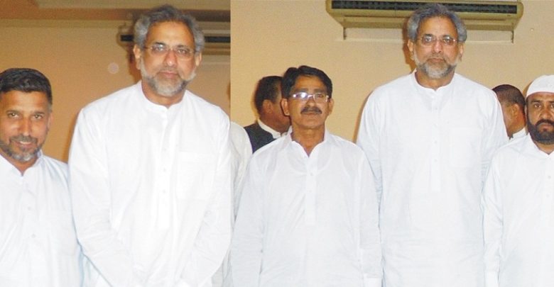 Kahuta; Ex PM Shahid Khaqan Abbassi Meets with Raja Gulzar Ahmed