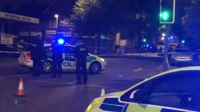 Leicester; A child and a man is run over by a car as they come out of Masjid Leicester; A child and a man is run over by a car as they come out of Masjid