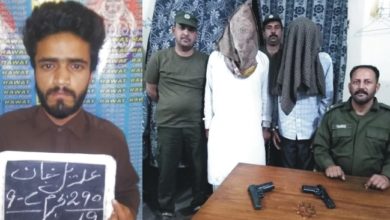Rawalpindi; Armed gang arrested by newly appointed SHO at Model police station Rawat