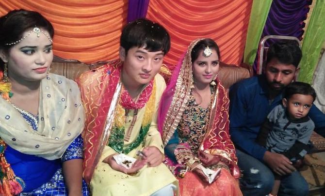 Kahuta; Chinese man marries to a lady in Kahuta after much published marriage of Chinese men and Pakistani women