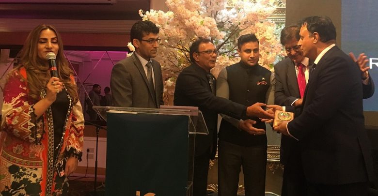 London; Zahid Raja of Slough awarded at PTI function London; Zahid Raja of Slough awarded at PTI function