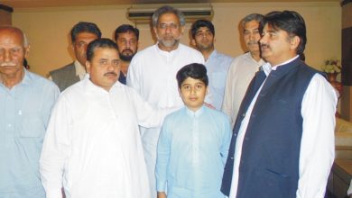 Kahuta; Ex PM Shahid Khaqan Abbassi meets with Sajjad Satti Kahuta; Ex PM Shahid Khaqan Abbassi meets with Sajjad Satti