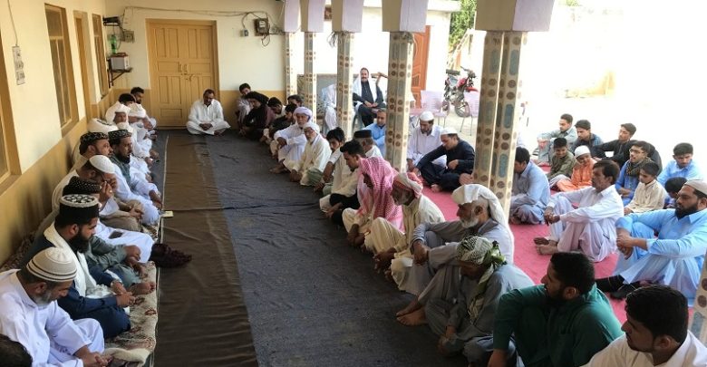 Choa Khalsa; Dua observed for late mother of Hajil M Khurshid of Slough in Dhok Baba Baland (See video report)