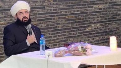Norway; Norway; Abdul Qadir Awan of Naqshbandia Awasia arrives in Oslo